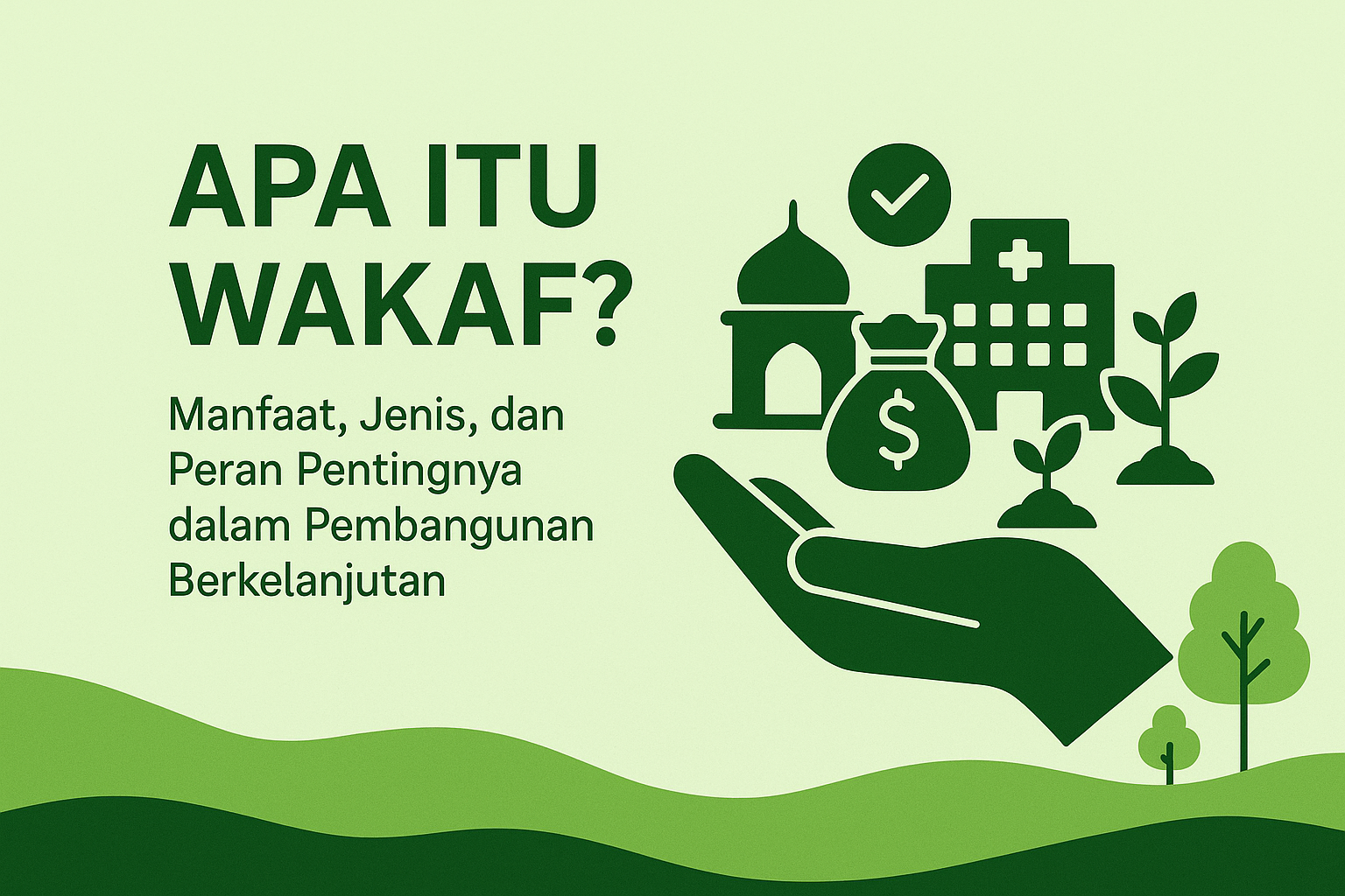 Apa Itu Wakaf? Manfaat, Jenis, dan Peran Pentingnya dalam Pembangunan Berkelanjutan